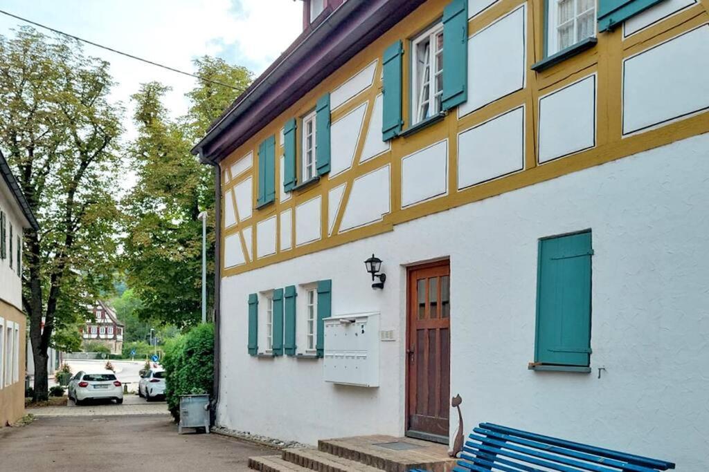 Fachwerk Maisonette In Nuertingen Exterior foto